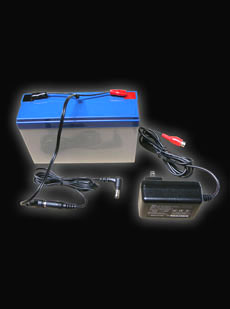 12V, 9A Sealed Lead Acid Battery with Charger and Cable