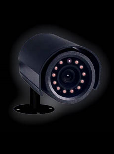 B/W Infrared Outdoor Night Vision Camera w/ 14 LED